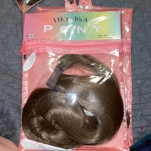 INSERTNAMEHERE 17 “ lola pony in color ash brown